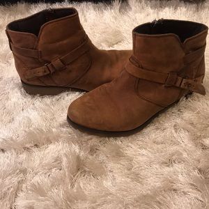 Teva brown ankle booties